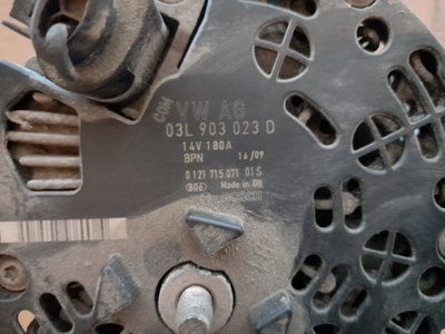 Alternator (180A, Bosch) cu codul original 03L9030