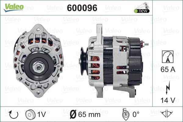 Alternator 600096 VALEO pentru Chevrolet Matiz Chevrolet Spark Daewoo Matiz Chevrolet Beat