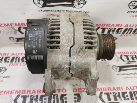 Alternator 70A 037903025B Bosch 0123310037 Volkswagen, Skoda, Audi