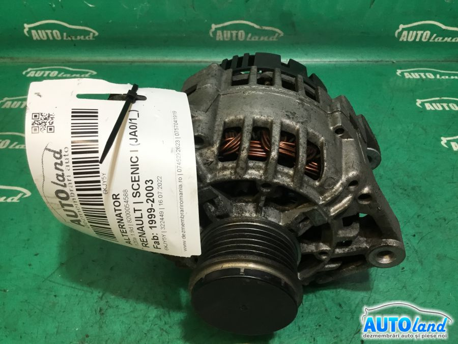 Alternator 8200054588 120a 1.9 Renault SCENIC I JA0/1 1999-2003