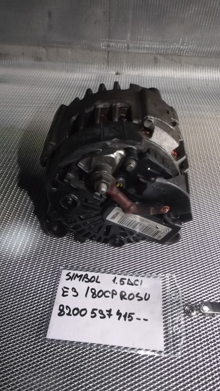 ALTERNATOR 8200537415 RENAULT CLIO SYMBOL 2005 1.5 DCI 80 CAI EURO 3 relist