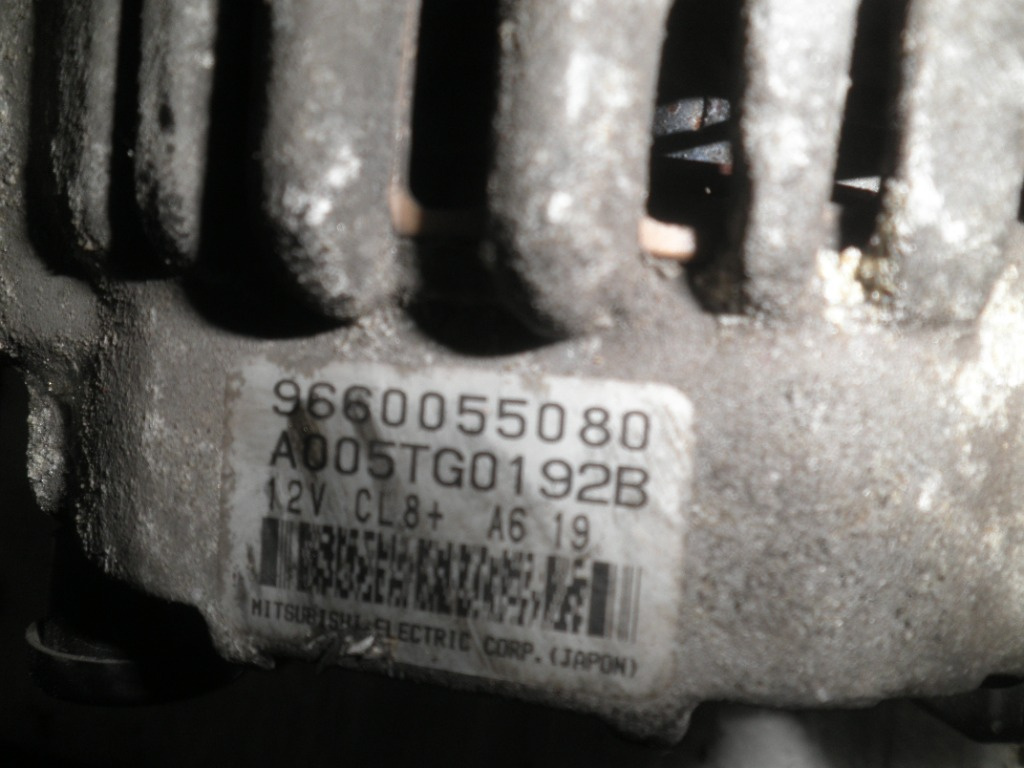 Alternator Citroen C3, Peugeot 207, 1.4 