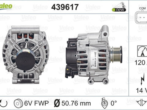 Alternator CITROEN C3 Picasso VALEO 439617 PieseDeTop