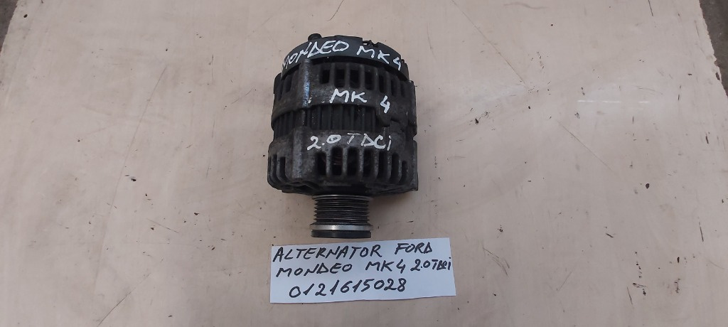 Alternator cod 0121615028 Ford Mondeo 4 / MK4 / 2.0 TDCI / 2007-2014