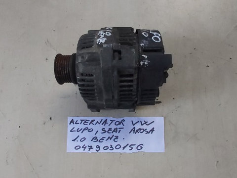 Alternator cod 047903015 G / VW Lupo / Skoda Fabia / 1.0 benzina