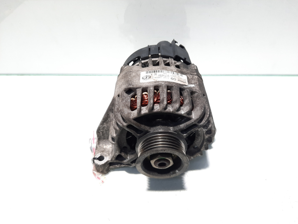 Alternator, cod 51714791, Fiat Bravo 2 (198) 1.4 B, 192B2000 (idi:469502)