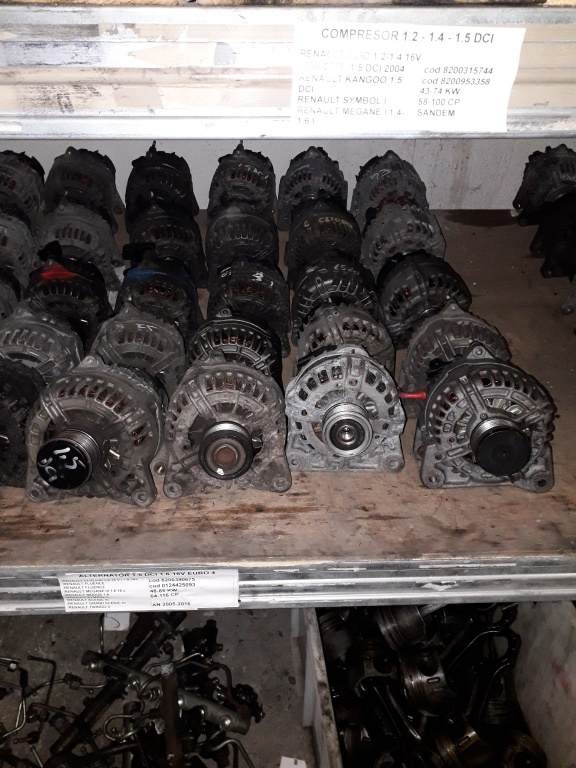 Alternator dacia/renault/nissan 1.5 dci euro 3/4/5/6