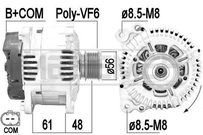 Alternator ERA cod produs ERA 209423A