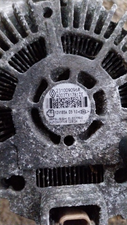 Alternator Fiat Talento/ Renault Trafic / Opel Vivaro 231009096R 1.6dci R9M (2014-2019) ⭐⭐⭐⭐⭐