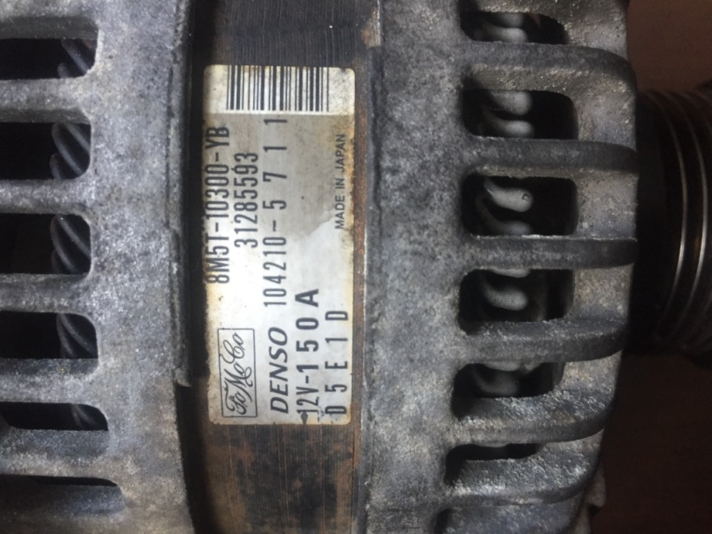 Alternator ford kuga 2.0 tdci an 2012