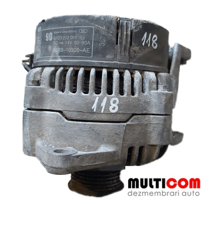 Alternator Ford Mondeo 1.8 benzina cod 93BB10300AE