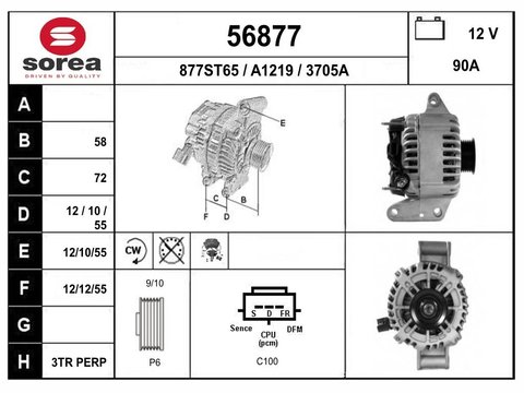 ALTERNATOR FORD MONDEO , JAGUAR X-TYPE