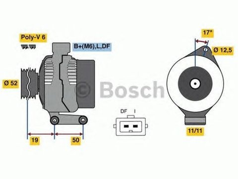 Alternator FORD PUMA EC BOSCH 0986080230