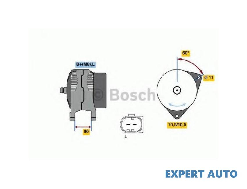 Alternator Iveco DAILY V caroserie inchisa/combi 2011-2014 #8 0124325122