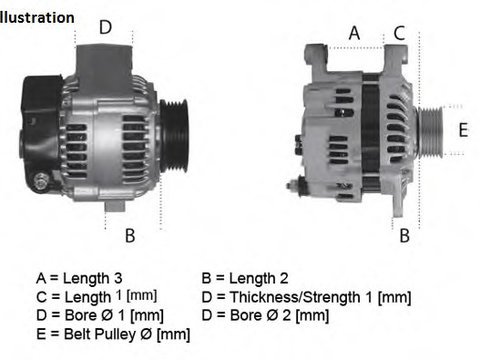 Alternator LRA02917 LUCAS pentru Mercedes-benz Cls Mercedes-benz G-class Mercedes-benz Sprinter Mercedes-benz R-class Mercedes-benz C-class Mercedes-benz Vito Mercedes-benz Viano Mercedes-benz E-class Mercedes-benz Gl-class Mercedes-benz M-class Merc