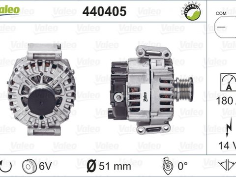 Alternator MERCEDES-BENZ C-CLASS cupe C204 VALEO 440405