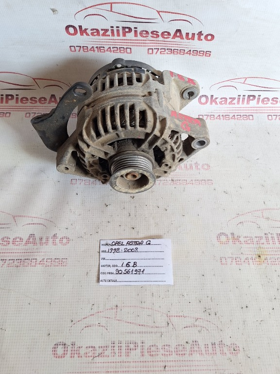 ALTERNATOR OPEL ASTRA G 1998-2008 1.6 B 90561971