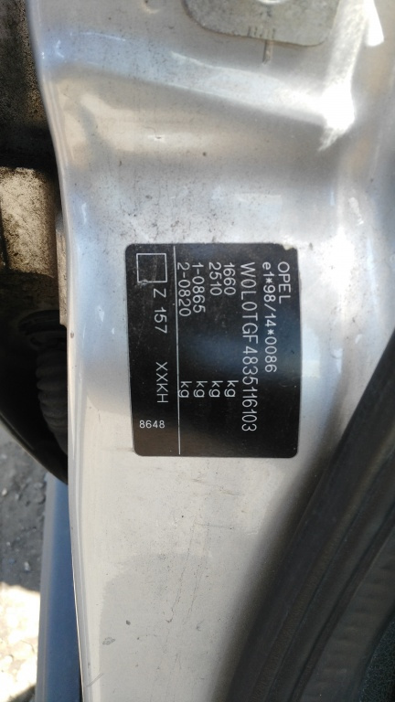 Alternator Opel Astra G 2003 Hatchback 1