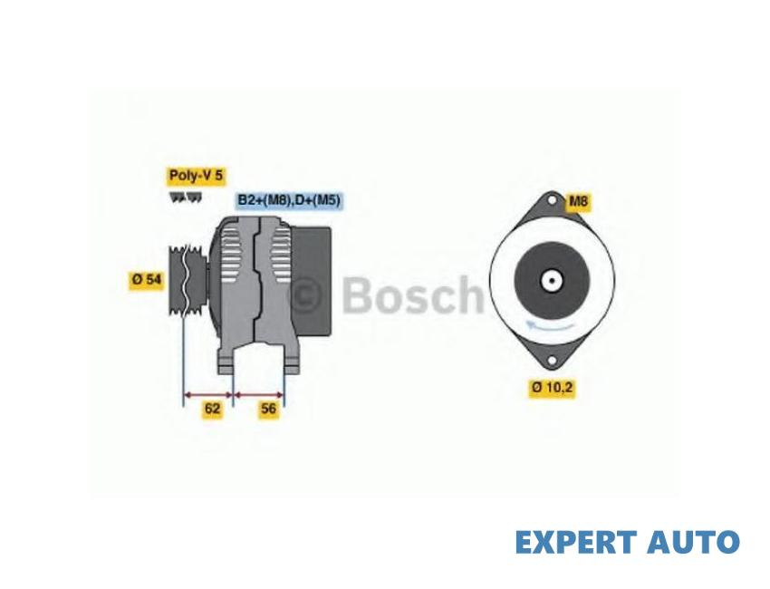 Alternator Opel ASTRA H combi (L35) 2004-2016 #8 0124225002