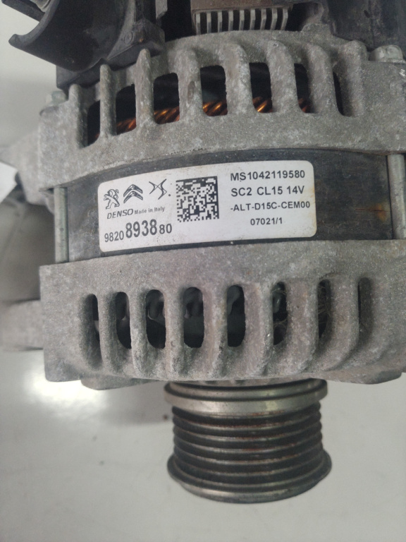 ALTERNATOR Opel COMBO 2021 MS1042119580