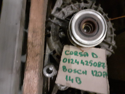 Alternator Opel CORSA D Bosch 120A 1.4 Benzina 0124425087