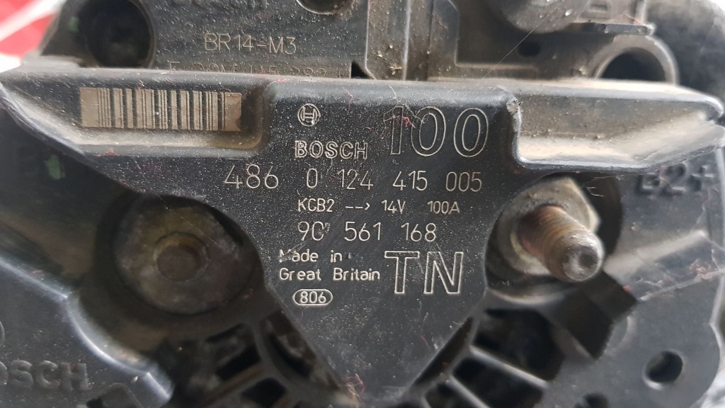 Alternator original Bosch 100A OPEL Zafi