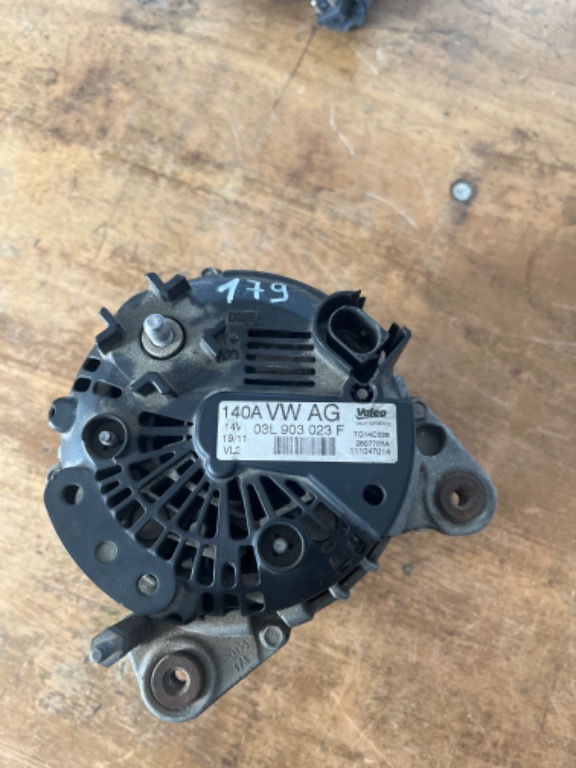 Alternator pentru Audi A1, A3, Q3 VW golf 6 , etc 1.6 tdi/ 2.0tdi cu codul: 03L903023F de 140A.