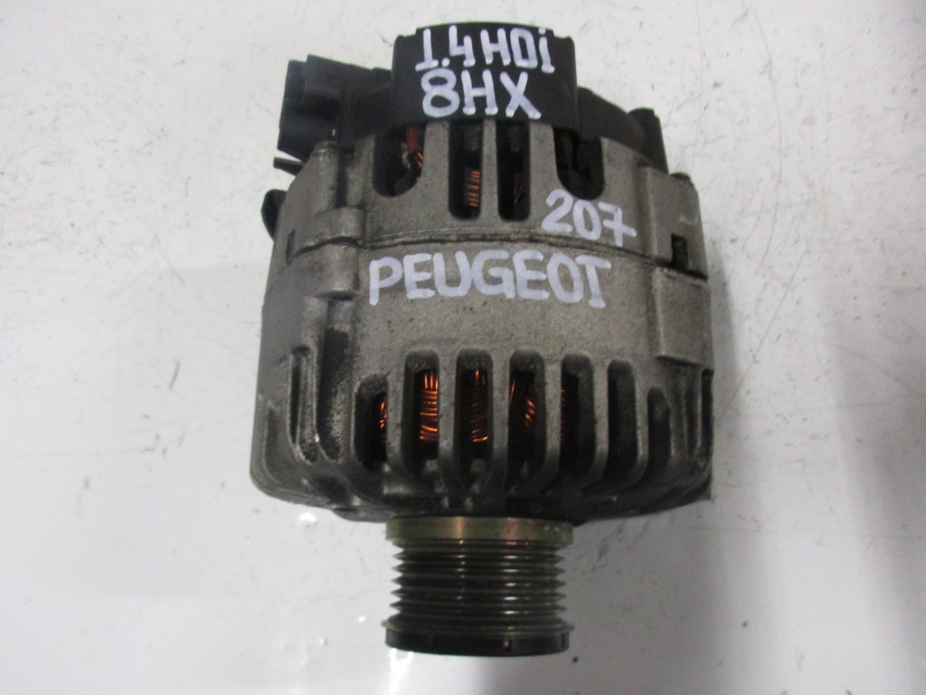 ALTERNATOR PEUGEOT 207 1.4 HDI TIP 8HX COD-9646321780 405216147 2542693A....