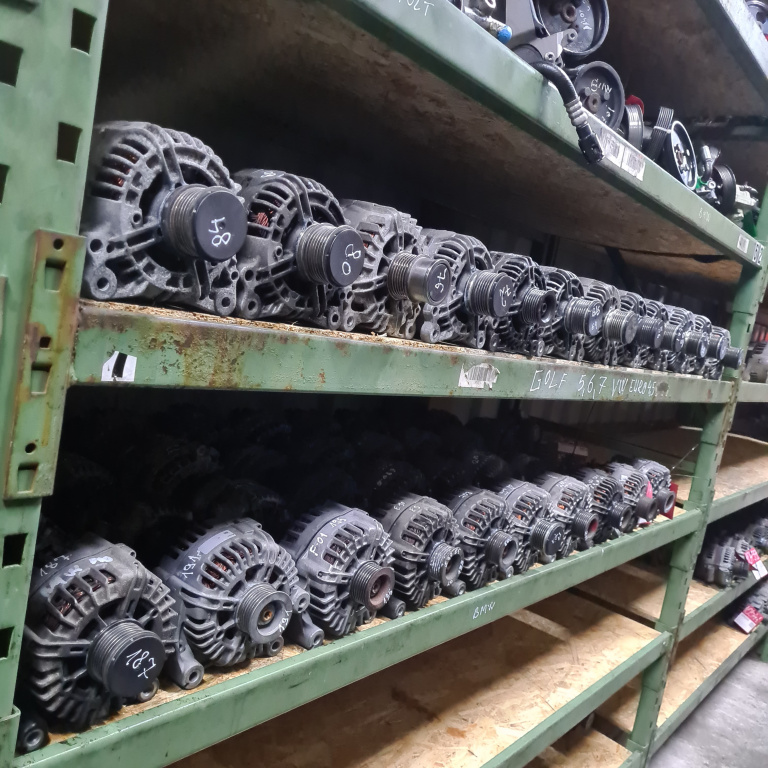 Alternator Peugeot 307 (2001-2006) 2.0 Motorina 2005, 9646321880 / MODEL CU DOI PINI IN MUFA