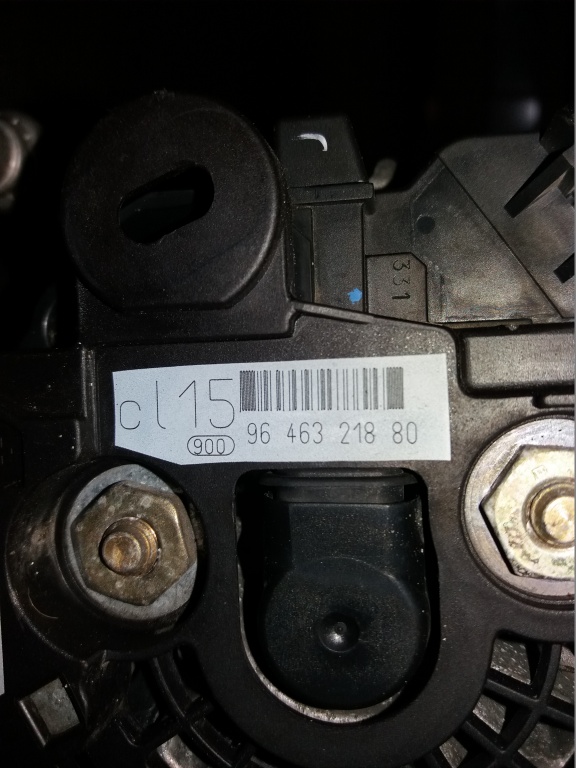 Alternator Peugeot 307 motor 1,6hdi cod 96 463 218 80