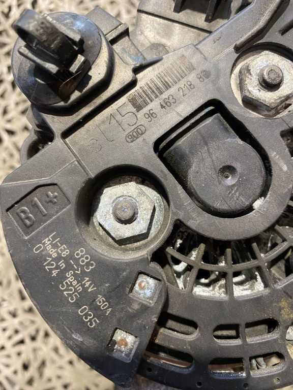 Alternator Peugeot 307/ Partner / 206/ 207/ 308/ 406/ 407 1.6 Hdi cod 0124525035