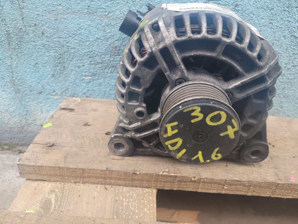 ALTERNATOR PEUGEOT, CITROEN 1.6 HDI COD 9646321880