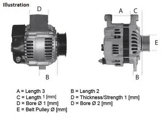 Alternator # Renault Megane 2002 2003 20