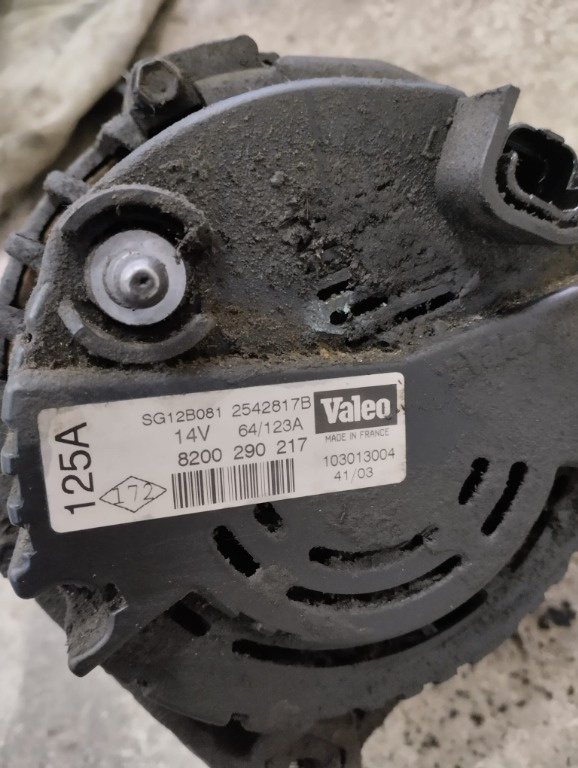 ALTERNATOR RENAULT TRAFIC1.9 DCI, COD 8200290217