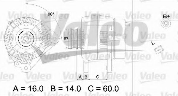 Alternator SEAT CORDOBA (6K1, 6K2) (1993 - 1999) V