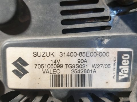 Alternator Suzuki Ignis 1.3 CDTI cod 31400-85E00-000 / 2542861A