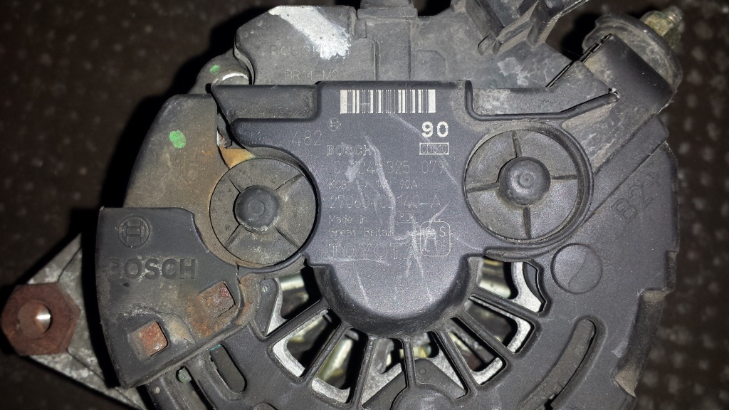 Alternator TOYOTA Avensis Corolla Verso Auris benzina cod 0124325079 270600D140B