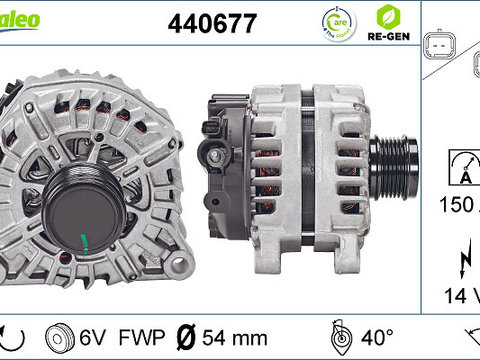 ALTERNATOR ~ VAL440677 ~ VALEO ~ PEUGEOT EXPERT Platform/Chassis 2.0 HDi 165 2.0 HDi 130 128cp 163cp 2009