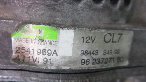 ALTERNATOR VALEO COD 9623727180 / 254196