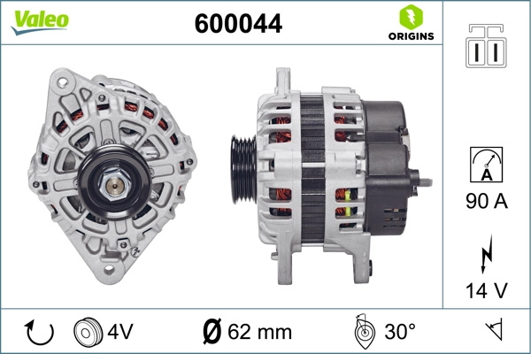 Alternator Valeo HYUNDAI (BEIJING) TUCSON (JM) 200