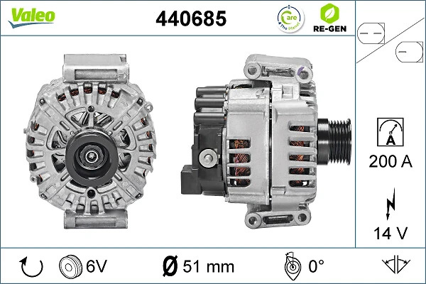 Alternator Valeo MERCEDES-BENZ VITO Tour