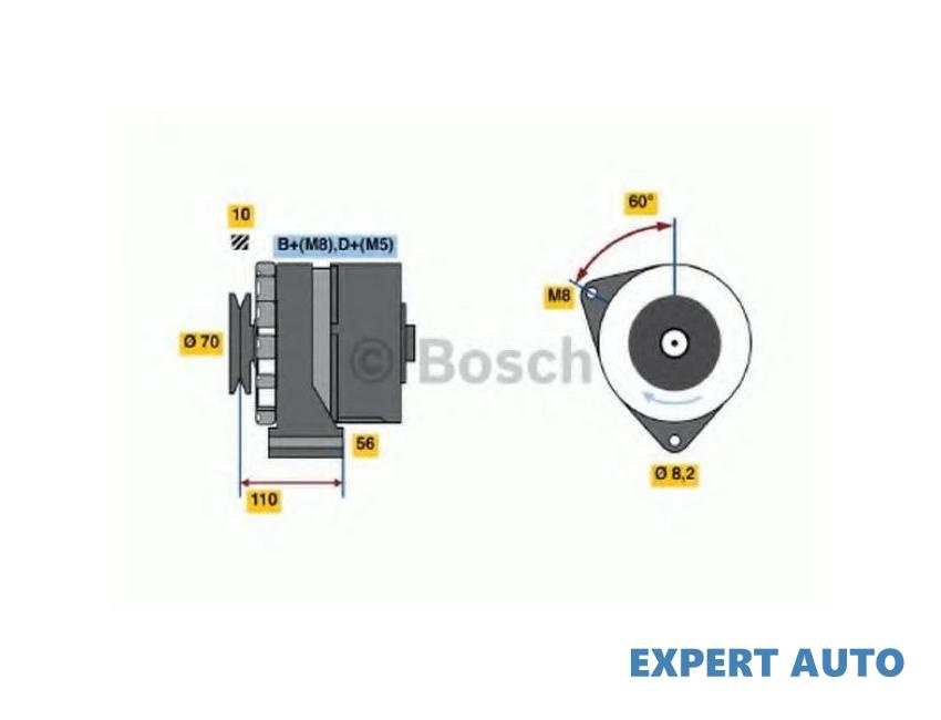 Alternator Volkswagen VW TRANSPORTER / CARAVELLE Mk III bus 1979-1992 #8 0120469631