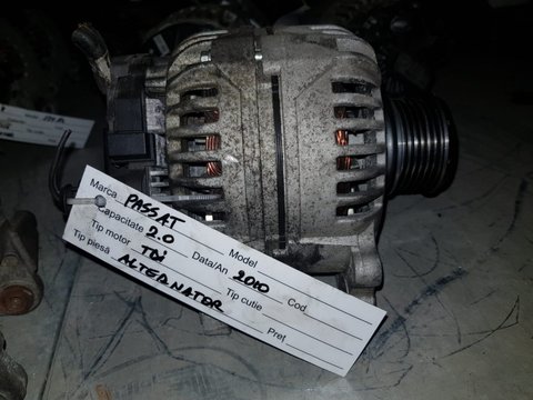 Alternator VW Passat B6 2.0 TDI 2010