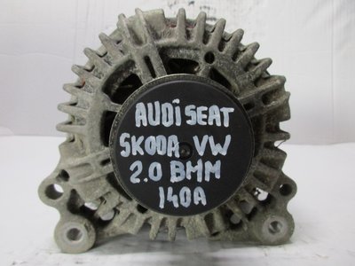 ALTERNATOR VW, SEAT, AUDI, SKODA 2.0TDI 140A BMM1.