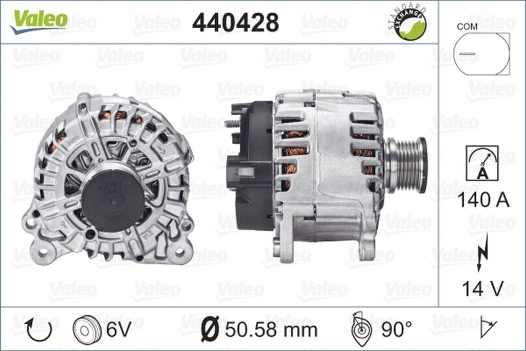 Alternator VW TRANSPORTER VI platou sasiu SFD SFE 