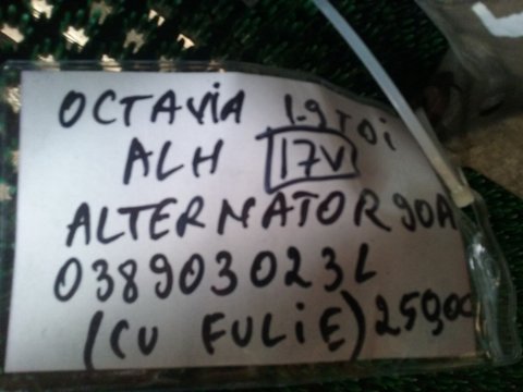 Alternator90A 038903023L(cu fulie ) Octavia 1.9 TDI ALH
