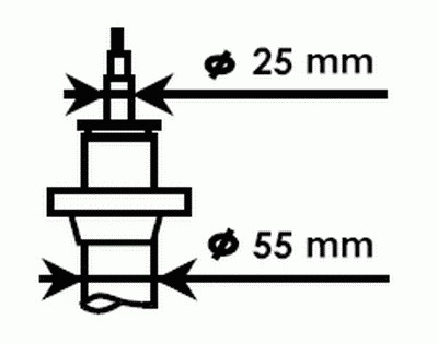 Amortizor 335808 KYB pentru Vw Passat Seat Alhambra Seat Leon Vw Touran Vw Caddy Skoda Octavia Skoda Laura Skoda Superb Vw Jetta Vw Vento Vw Sharan Audi A3 Vw Golf Vw Eos Vw Cc Vw Beetle Vw Novo Audi Q3