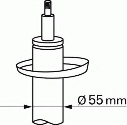 Amortizor AUDI A3 (8P1), AUDI A3 Sportback (8PA), SEAT LEON (1P1) - SACHS 311 852