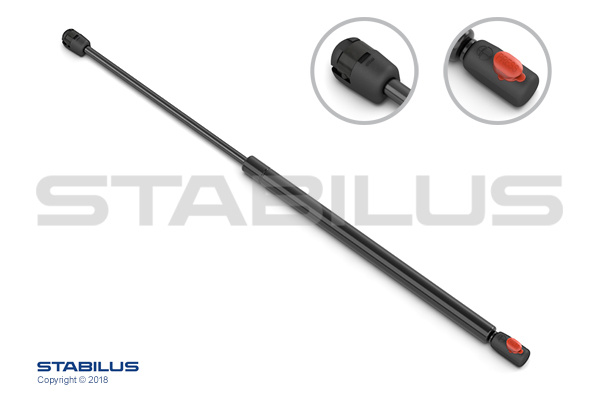 Amortizor capota Arcul cu gaz capota motor Stanga lungime maxima: 584mm sUV:202mm cu conducta de protectie MERCEDES C CL203 C T-MODEL S203 C W203 CLK A209 KABRIOLET-LIMUZINA 05.00-03.10 STABILUS STA934259
