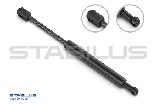 Amortizor capota Arcul cu gaz capota motor Dreapta/Stanga lungime maxima: 245mm sUV:80mm PORSCHE 968 KABRIOLET/KUPE 06.91-11.95 STABILUS STA9357BA